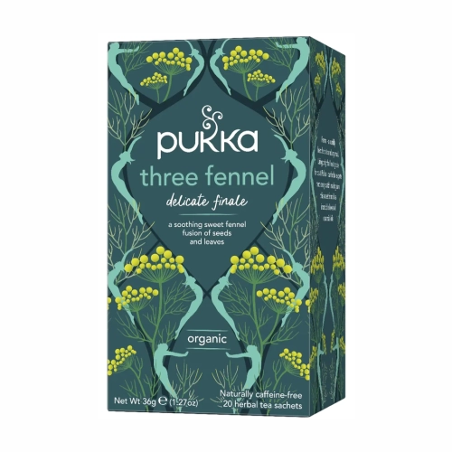 Pukka Organic Three Fennel 20 Tea Bags