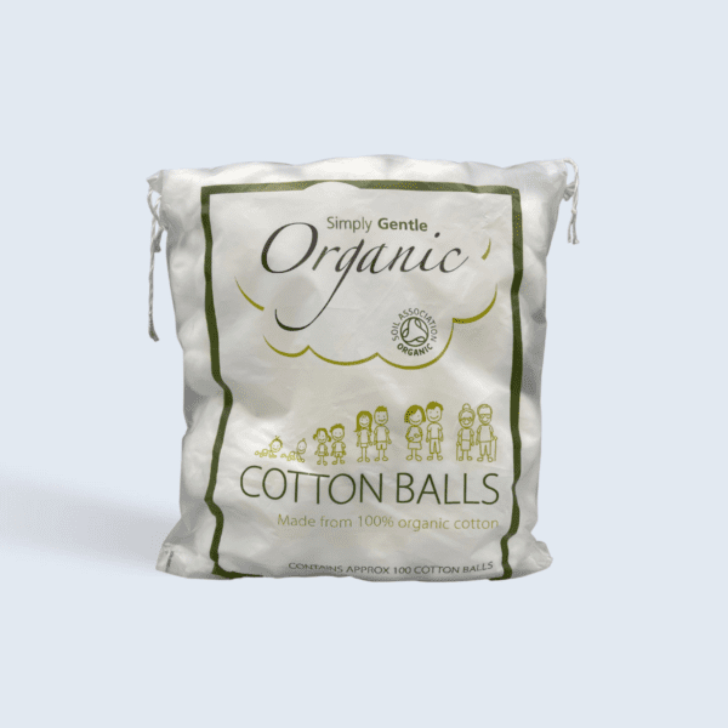 Simply Gentle Organic Cotton Balls 100 Balls