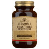 Vitamin E with Yeast Free Selenium 50 Vegetable Capsules