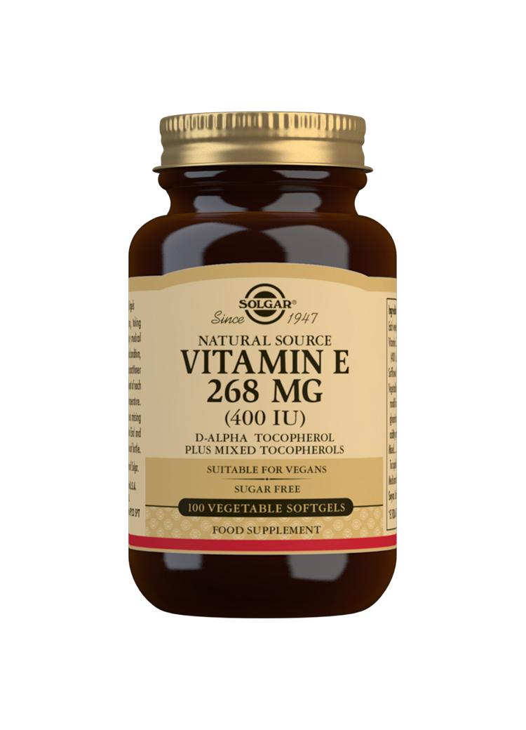 Solgar Natural Source Vitamin E 268 mg (400 IU) 100 Vegetable Capsules?