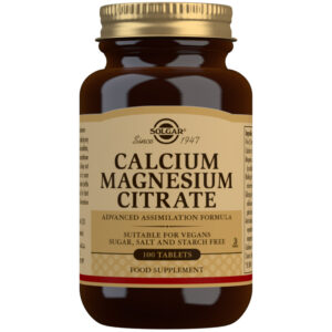 Solgar Calcium Magnesium Citrate 100 Tablets