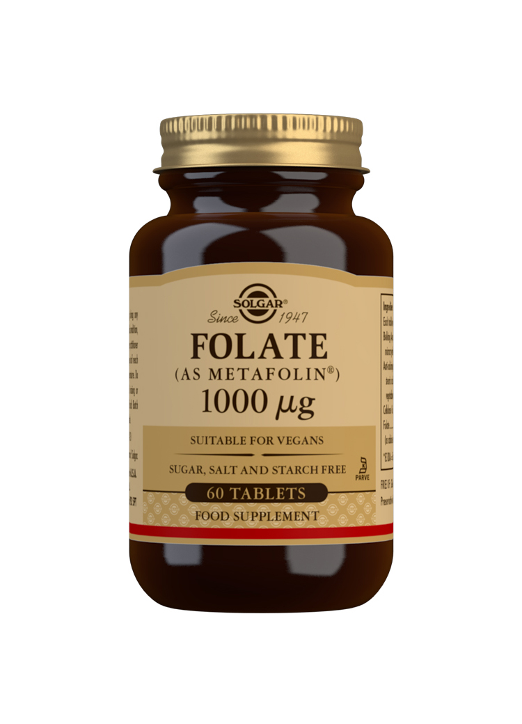 Solgar Folate (as Metafolate) 1000mg 60 Tablets