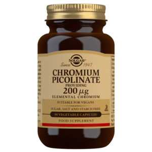 Solgar Chromium Picolinate 200mg 90 Vegetable Capsules