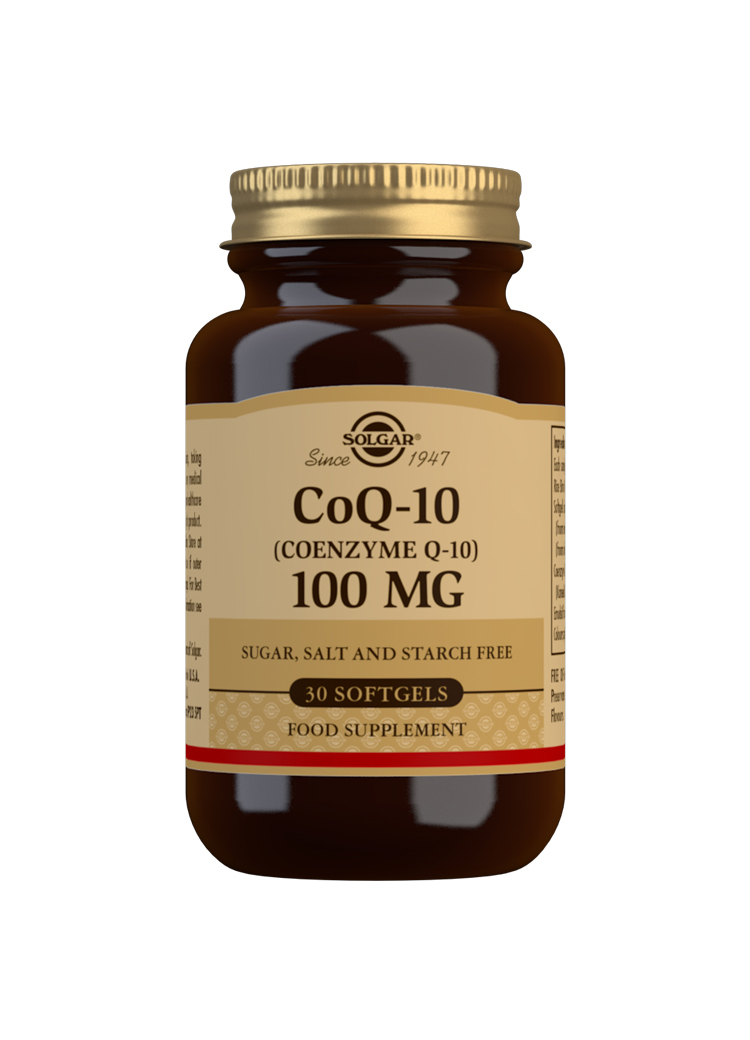 Solgar CoQ-10 (Coenzyme Q-10) 100 mg 30 Softgels