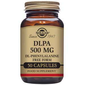 Solgar DLPA (DL-Phenylalanine) 500 mg 50 Vegetable Capsules