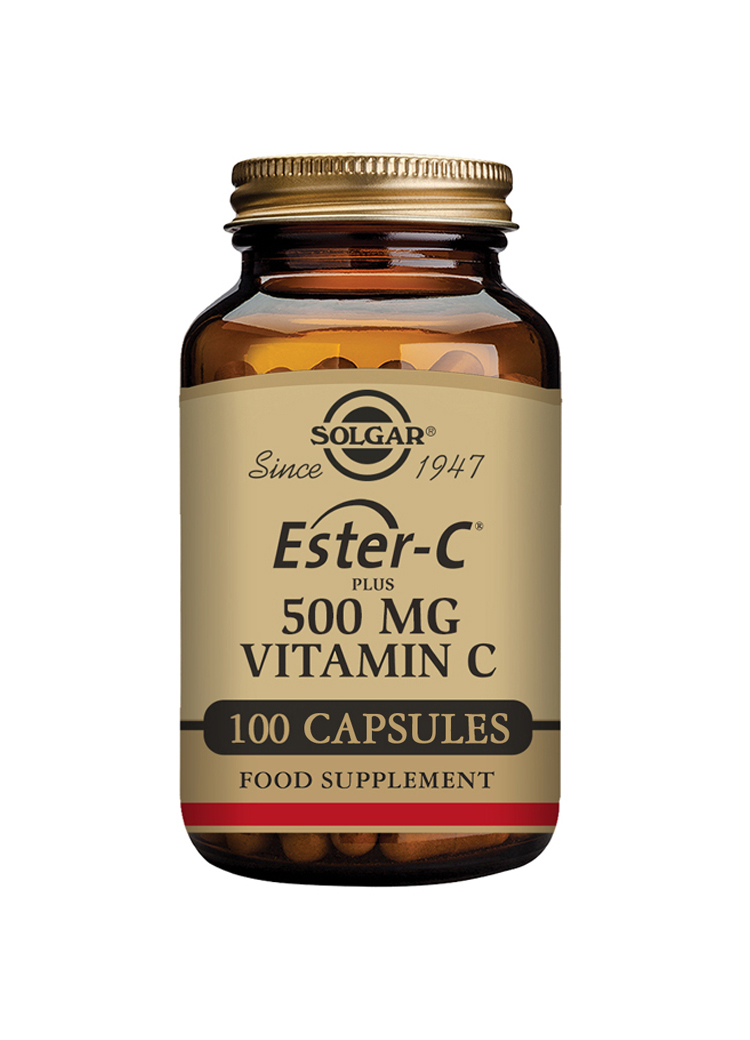 Solgar Ester-C Plus 500mg Vitamin C 100 Vegetable Capsules