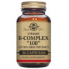 Solgar Vitamin B-Complex 100 Extra High Potency 50 Vegetable Capsules