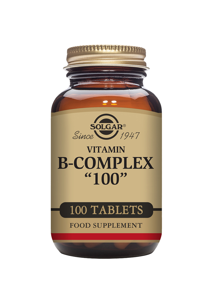 Solgar Vitamin B-Complex 100 Extra High Potency 100 Tablets
