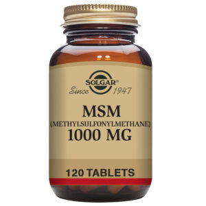 Solgar MSM 1000mg 120 Vegan Tablets