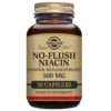 Solgar No Flush Niacin 500 mg 50 Vegetable Capsules