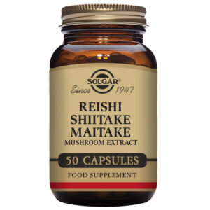 Solgar Reishi Shiitake Maitake Mushroom Extract 50 Vegetable Capsules