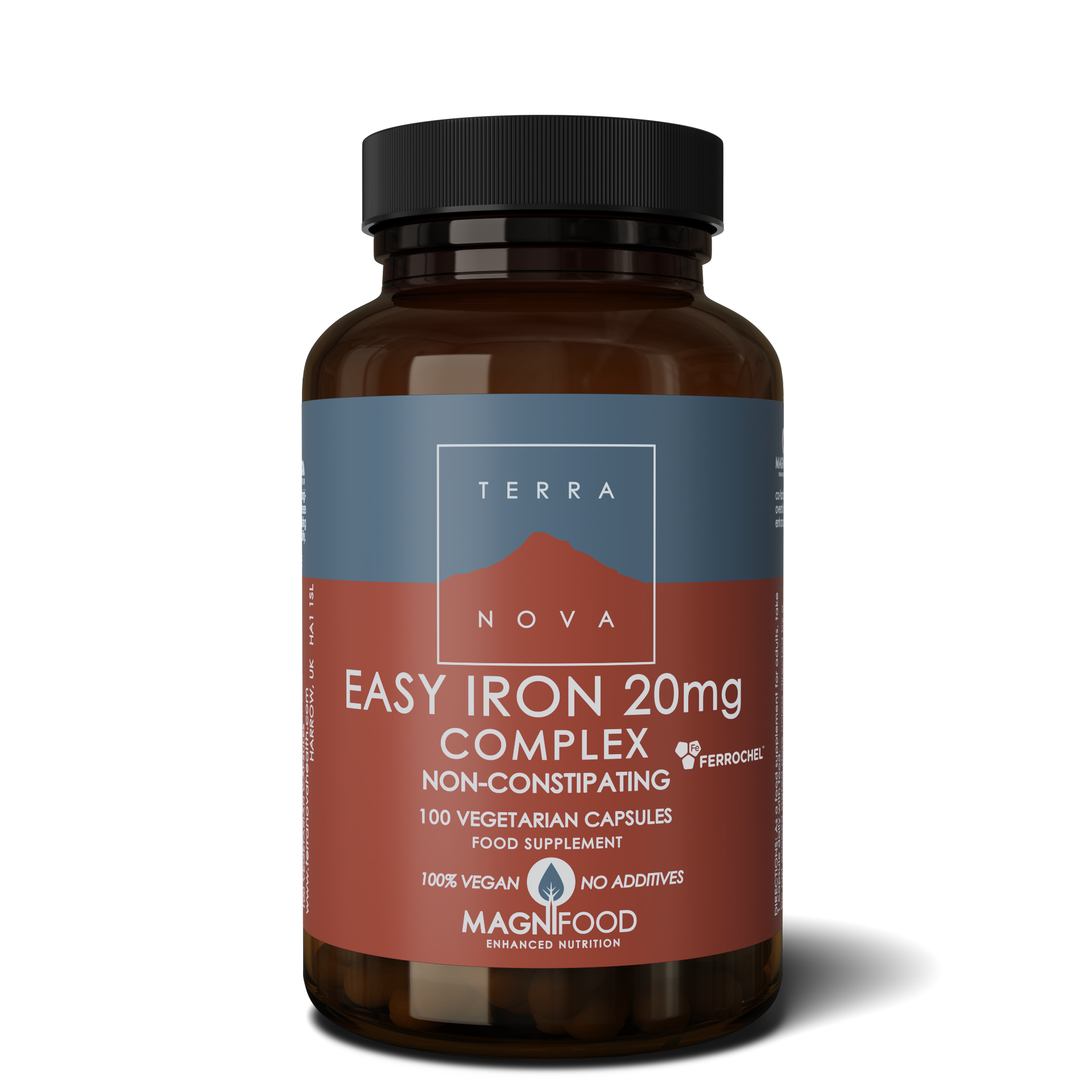 Terra nova Easy Iron 20mg Complex 100 Capsules