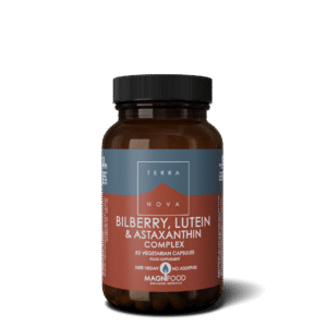 Terra Nova Bilberry, Lutein & Astaxanthin Complex 50 Veg capsules