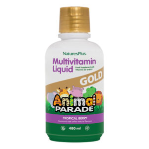 Natures Plus Animal Parade Multivitamin Childrens Liquid 480ml Tropical Berry