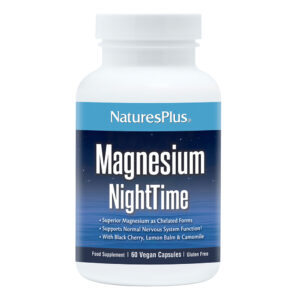 NaturesPlus KalmAssure Magnesium NightTime 60 Vegan Capsules