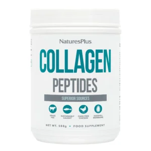 Natures Plus Collagen Peptides for Hair, Skin, Nail, Joint Health 588g Powder