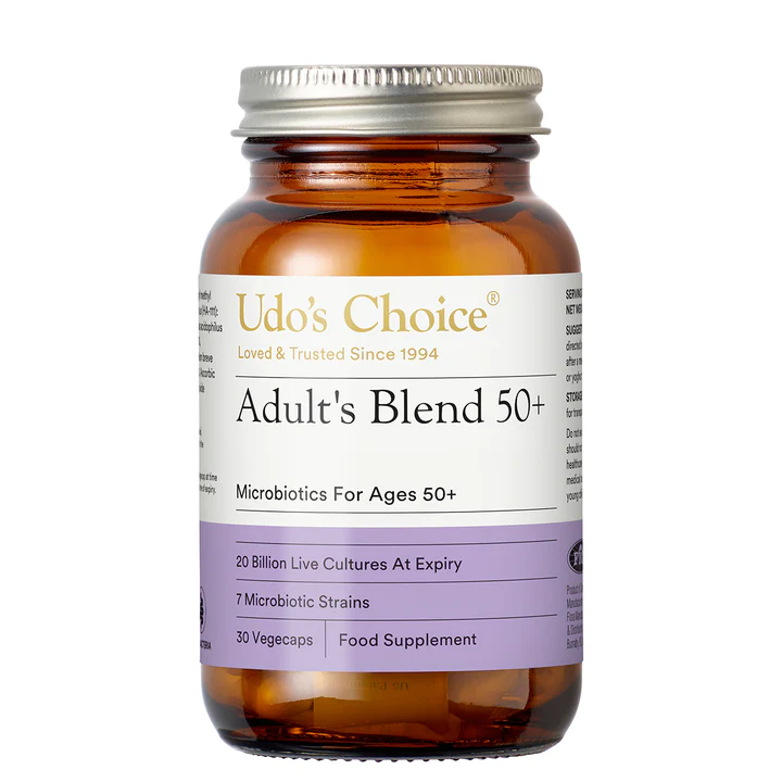Udo's Choice Adult's 50+ Microbiotics 30 Vegcaps