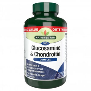 Natures Aid Glucosamine 500mg & Chondroitin 100mg Complex 90 Capsules