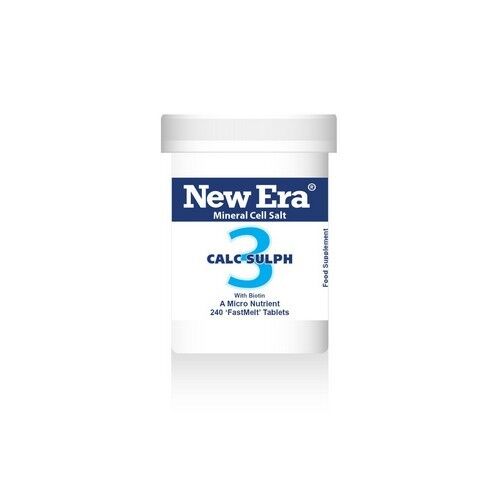 New Era No.3 Calc Sulph 240 Tablets