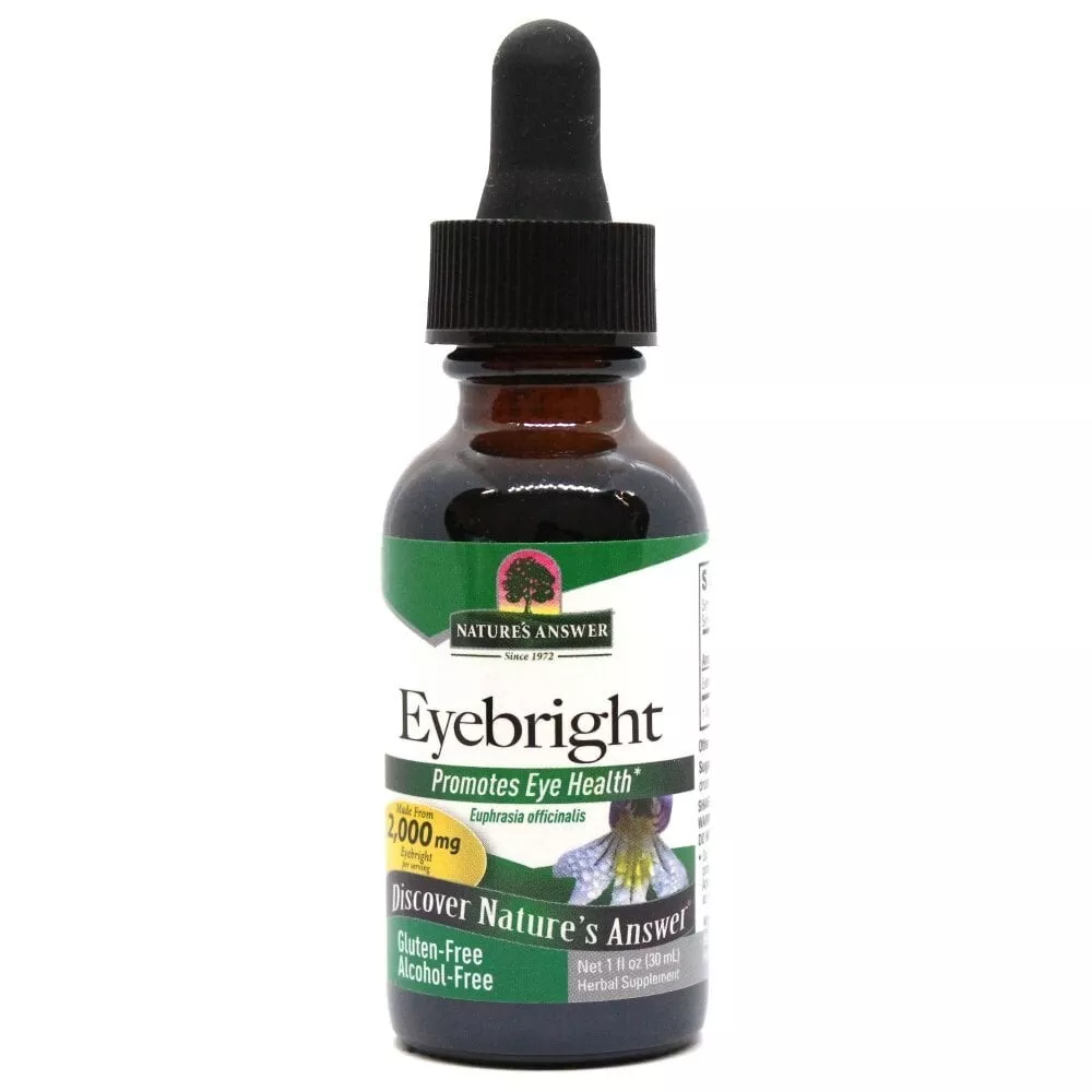 Nature's Answer Eyebright Herb Promotes Eye Health 30ml Herbal Liquid
