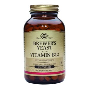 Solgar Brewer's Yeast with Vitamin B12 250 Tablets