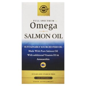 Solgar Full Spectrum Omega Salmon Oil 120 Softgels